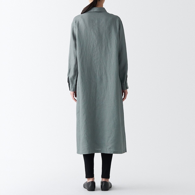 Muji linen dress 2019 clearance